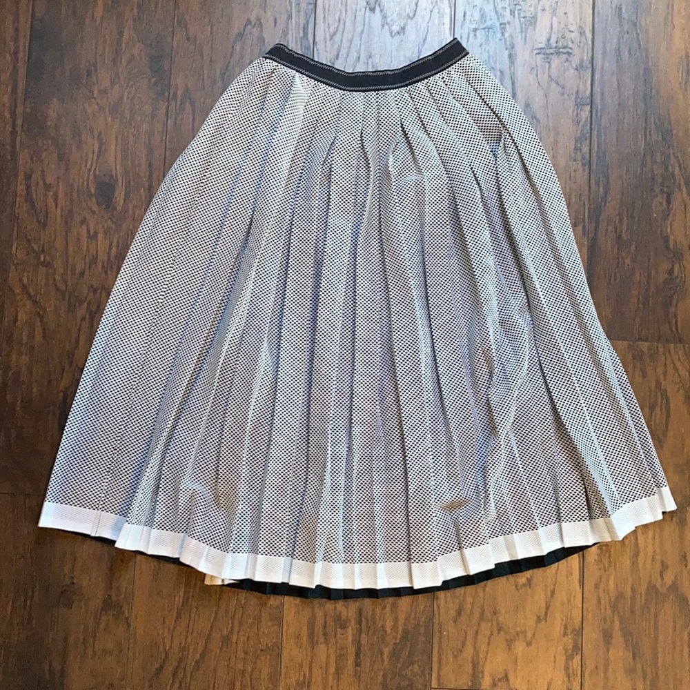 Double Standard Clothing White Mesh Skirt
